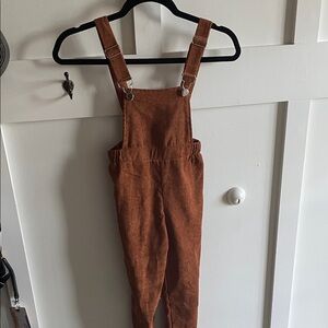 Girl’s Brown Overalls